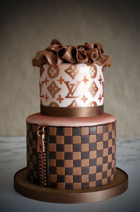 louis vuitton purse cake pattern